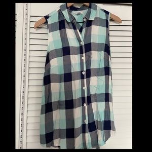 Croft & Barrow Plaid Tank
